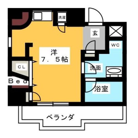 近鉄蟹江駅 徒歩3分 4階の物件間取画像